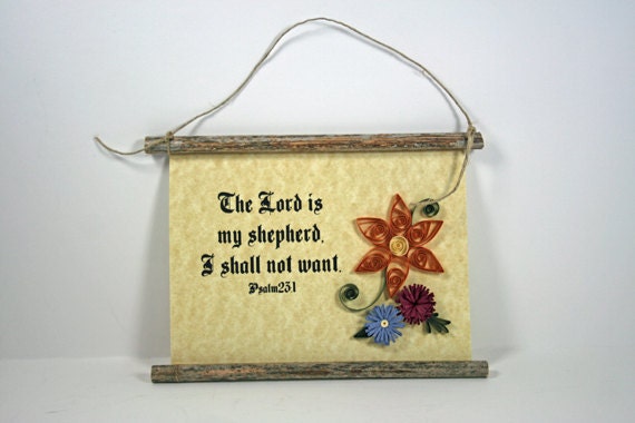 3D, Easter Decoration, Quilled  Banner, Paper Sign, Flowers, Housewarming Gift, Christian Gift