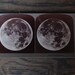Antique Stereoview of the Full Moon