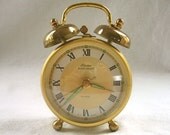Vintage Linden Black Forest Alarm Clock Wind Up West Germany - VivaVera