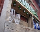 Recycled wine rack
