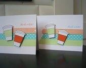 Thanks a Latte Thank You Cards Set of 2