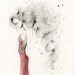 Pencil Drawing,  Art Orginal Fantasy Drawing Pencil Drawing Wine Staining OHTTEAM