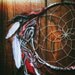 Eco-friendly Native American inspired 9" dreamcatcher wall hanging,home decor,neon,bulky hand spun yarn