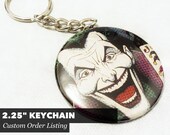 CUSTOM ORDER 2.25 Keychain - Character or Photo of your choice - Free Domestic Shipping