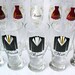 Wedding party glasses, Bridesmaids and Groomsmen gifts Set of 10