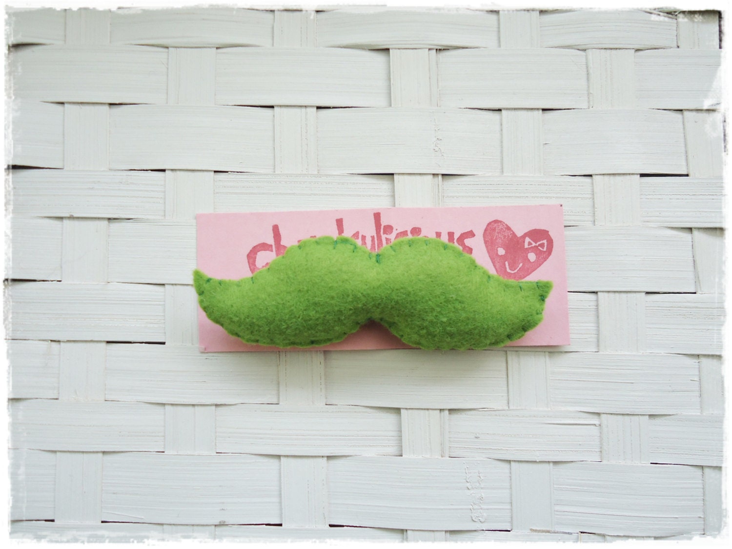 Moustache Brooche