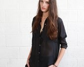 Button Down Shirt, Black