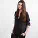 Button Down Shirt, Black