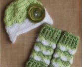 INSTANT DOWNLOAD - Shelly Crochet Patterns. Includes patterns for Flapper/Bow Shelly hat and  Shelly Legwarmers