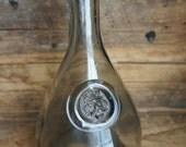 Vintage Scandinavian Gray Glass Mid Century Carafe Pitcher Holmegaard  Viking Ole Winther Wine Decantur
