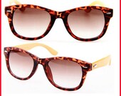 Bamboo Wood Sunglasses Handmade wood wooden wayfarer style sunglasses. Made with Eco-friendly Bamboo