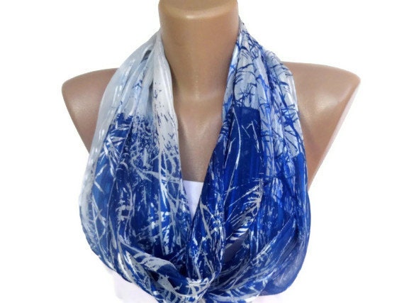 infinity loop women chiffon scarf , fashion accessories for spring summer , trendy scarf