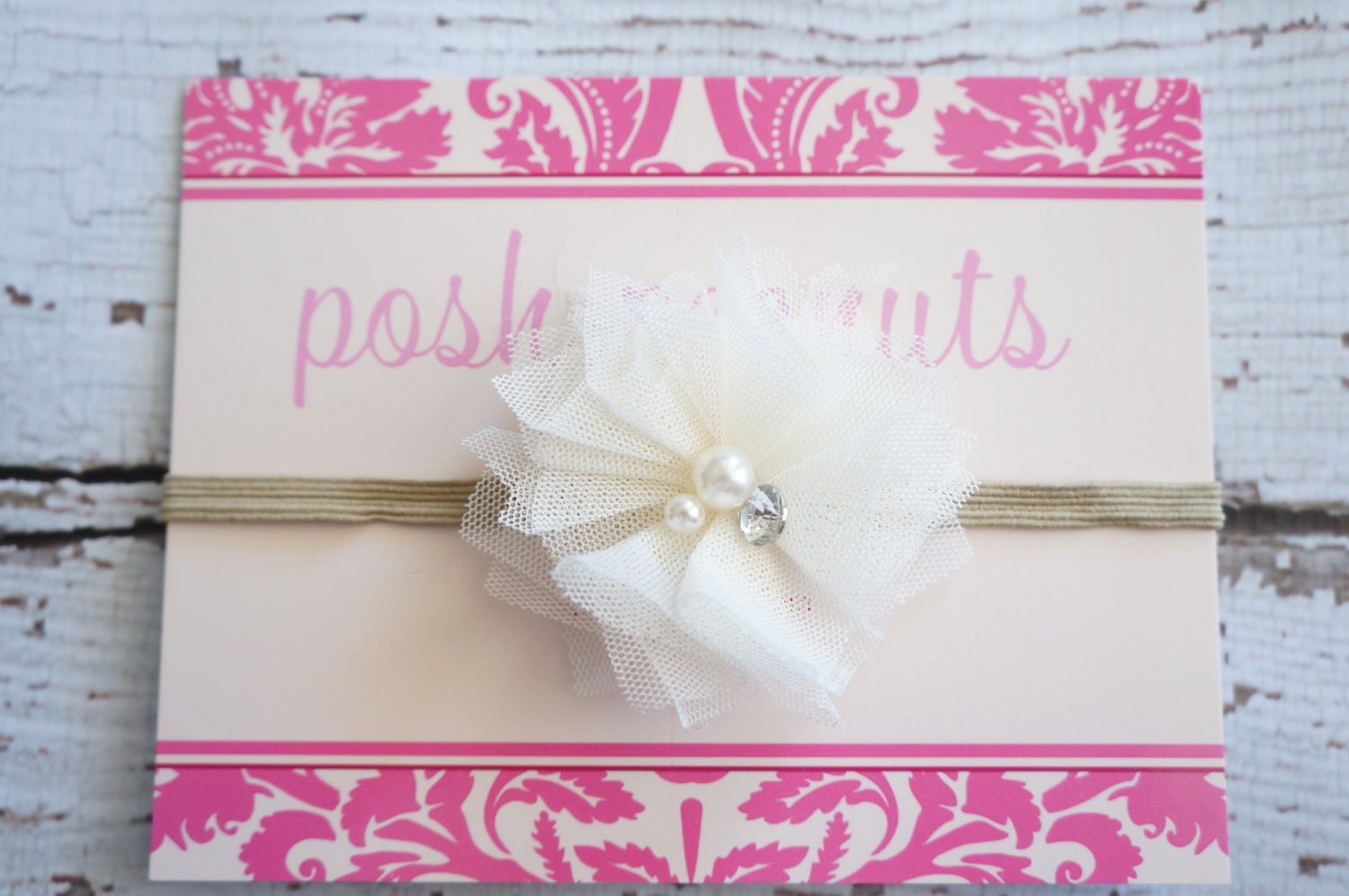 Baby - Baby headbands -Ivory Headband- Newborn Headbands - 10 colors - Skinny Elastic Headband - Flower Headband -