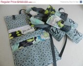 25% OFF Memorial Day Sale Travel Jewlery Roll Organizer Case with Monograms for Bridal Party of 6