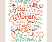 11x14-in Peeta Quote Illustration Print.