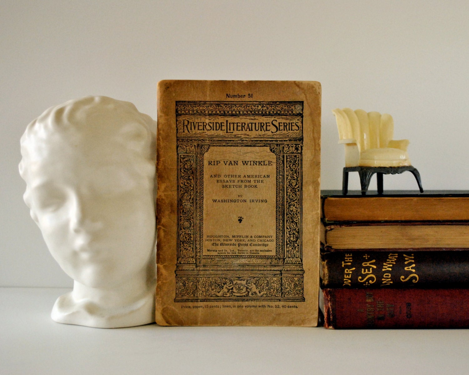 rip van winkle by washington irving antique book 1891 antiquarian riverside literature series number 51