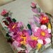 Embroidered  Photo album  Wedding rustic photo album