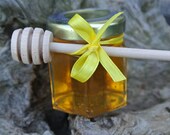 Unique Teachers Gift, Honey Jar With Mini Dipper Gift,  1 Jar Filled FRESH & Safety Sealed