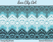 Digital Scrapbook Embellishment Clipart Lace Border Clip Art Download