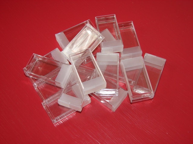 Flip Top Bead Storage Boxes - 16 Count