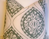Pillow Cover Dusty Aqua 18" Decorative Pillow Aquamarine Robert Allen
