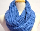 Buttery Soft Chunky Knitted Infinity Circle Loop Scarf Cowl Snood Eternity