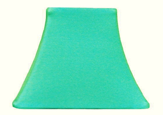 Turquoise Spandex Slip Cover for your exsisting lampshade - stretches to fit perfectly