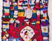 natural virgin wool carpet AZILAL berber rug from Morocco