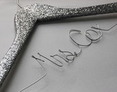 Customized Glitter Bridal Hanger/Wedding Hanger