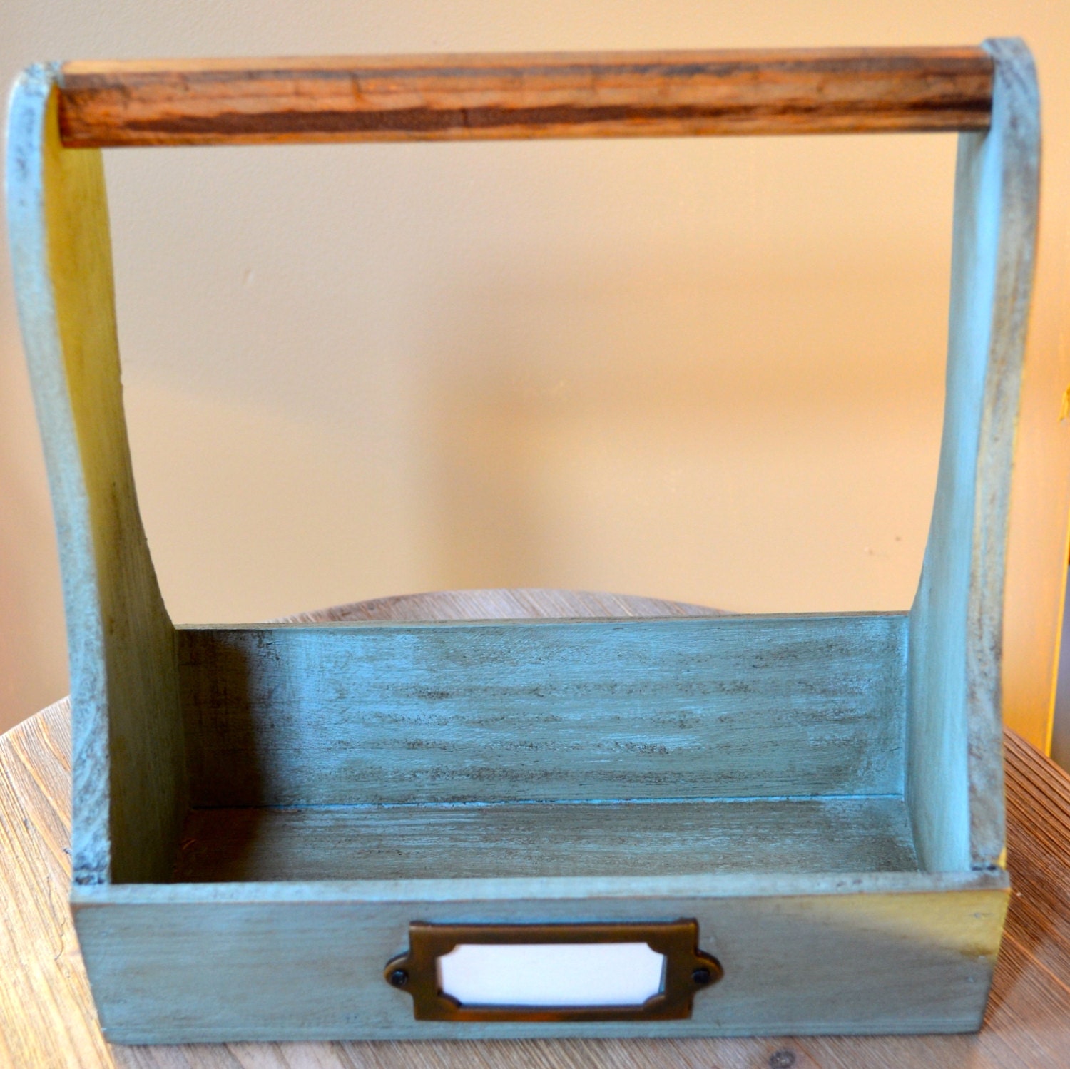 Wooden Crate Basket