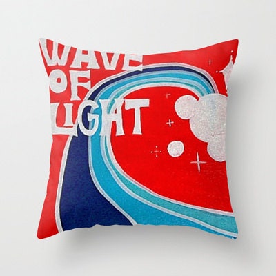 wave of light pillow case from Hawaii