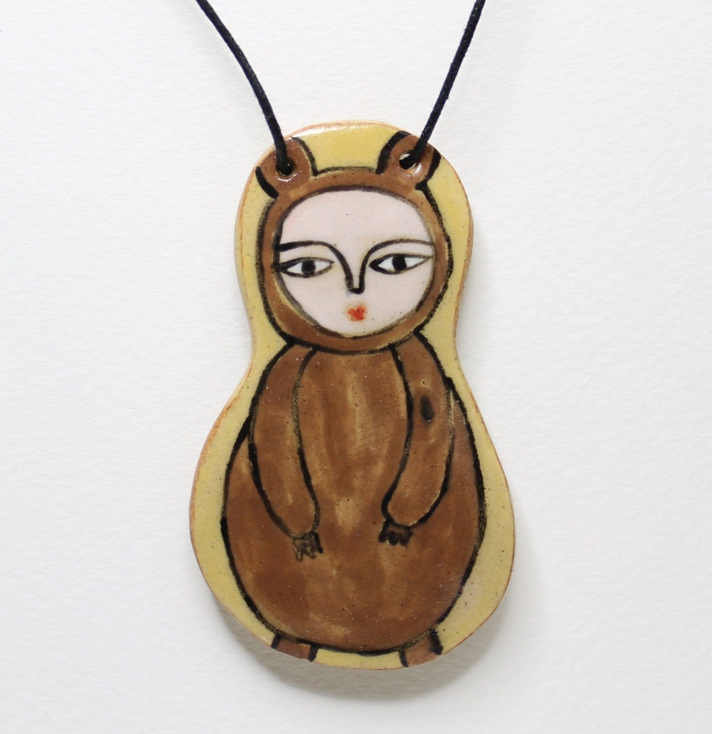 Woodland Creature - Ceramic Pendant