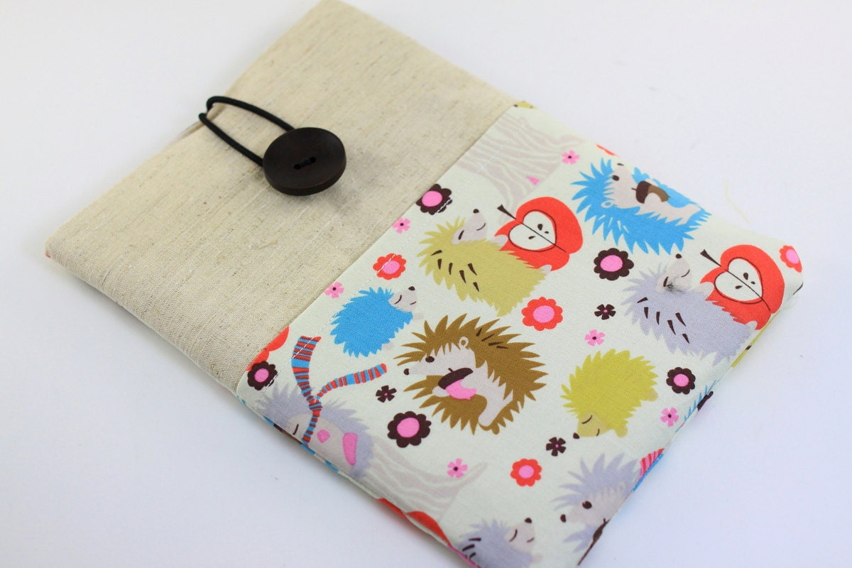 iPad mini Case, iPad mini Sleeve, iPad mini Cover, PADDED - Hedgehog