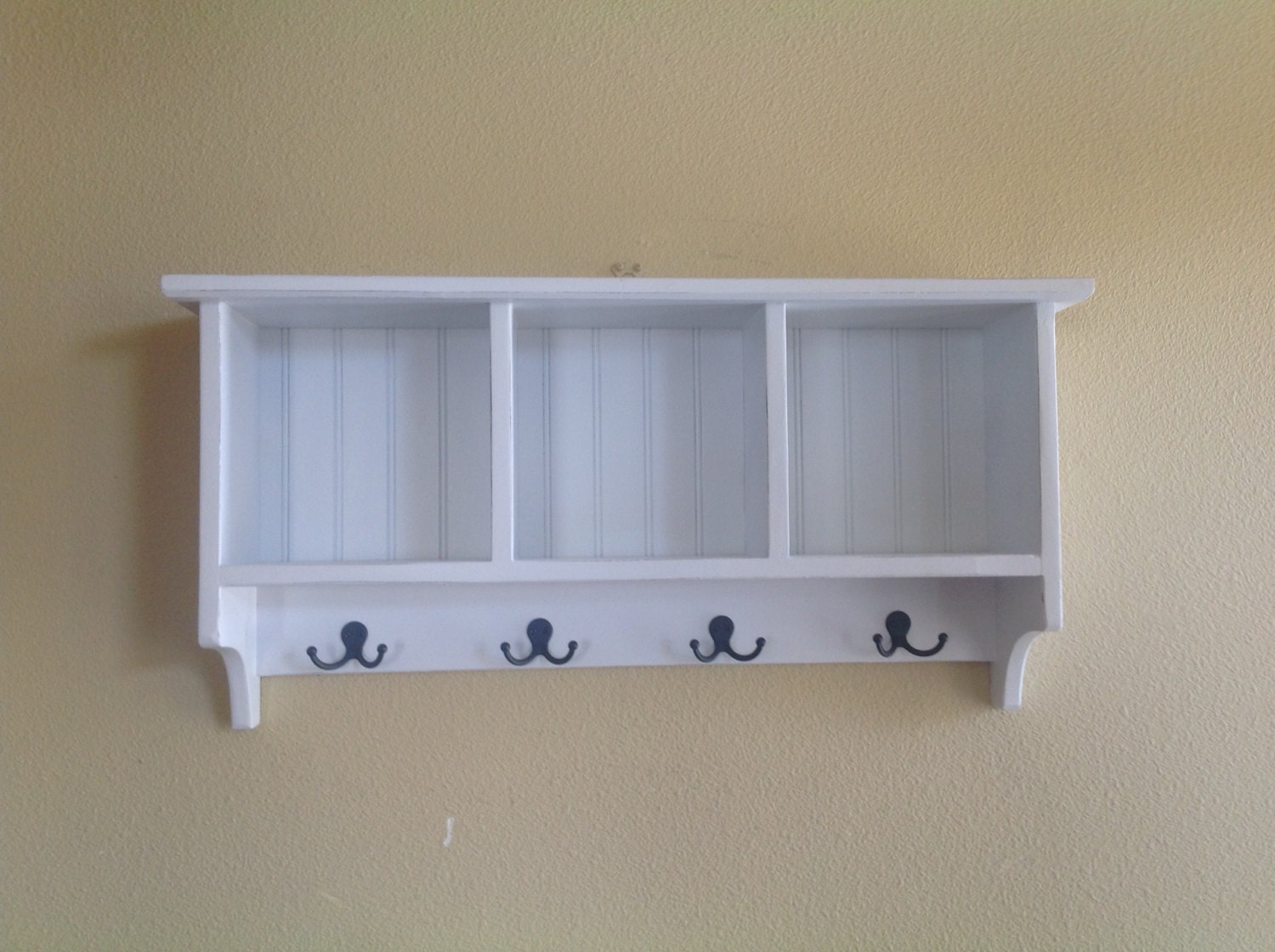 Handmade cubby Shelf/Coat Rack/Mudroom Storage