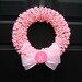 Find a Cure Pink Breast Cancer Awareness Beaded Wreath