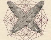 Two Feathers Patch