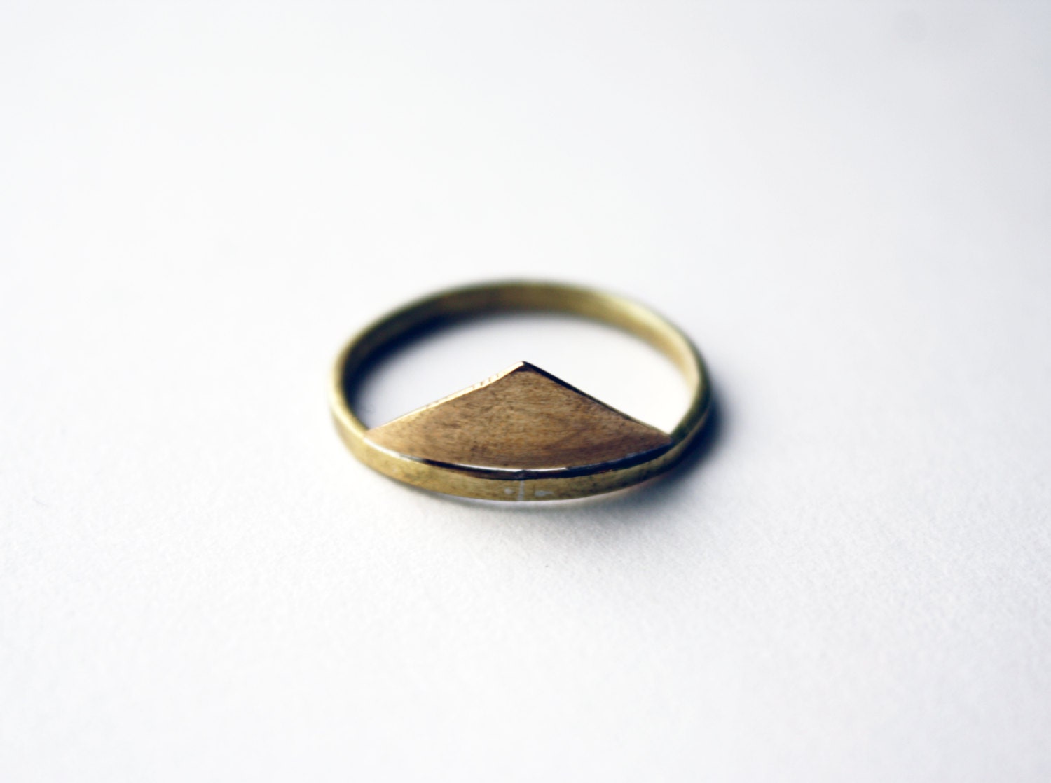 PEAK Ring - Brass