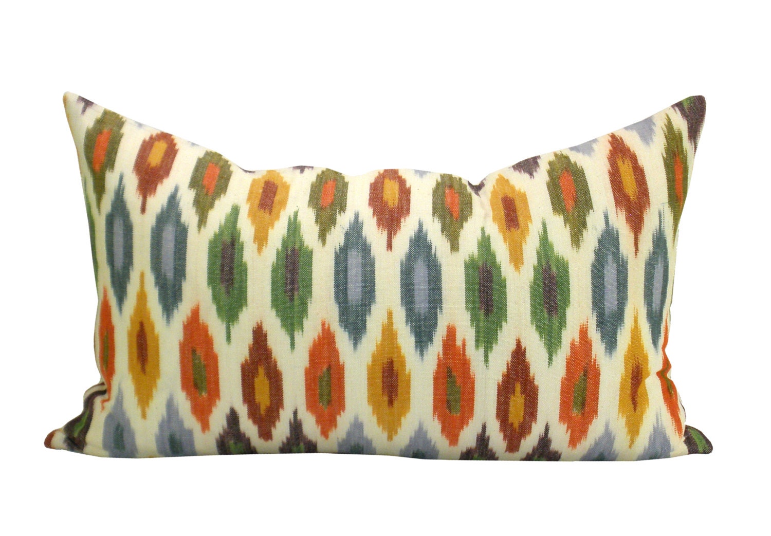 Sunara ikat pillow cover in Spice - 12 x 20