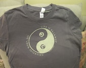 Set Your Intention Inspirational Yoga T-Shirt in Dark Gray