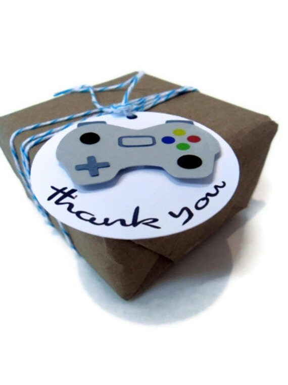 Video Game Favor Tags - Set of 6 Il_570xn