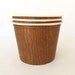 Fried Chicken Bucket Paper Disposable Popcorn Pail Restaurant Food Faux Bois