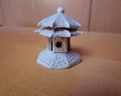 Clay Japanese Buddhist Temple Figurine