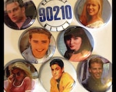 8 Brand New 1" "90210" Button Set