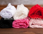 SALE CHOOSE Any 3 PAIRS: Red, Hot Pink, Light Pink, Black, Ivory, White- Lace Leggings Tights for Infant - Toddler