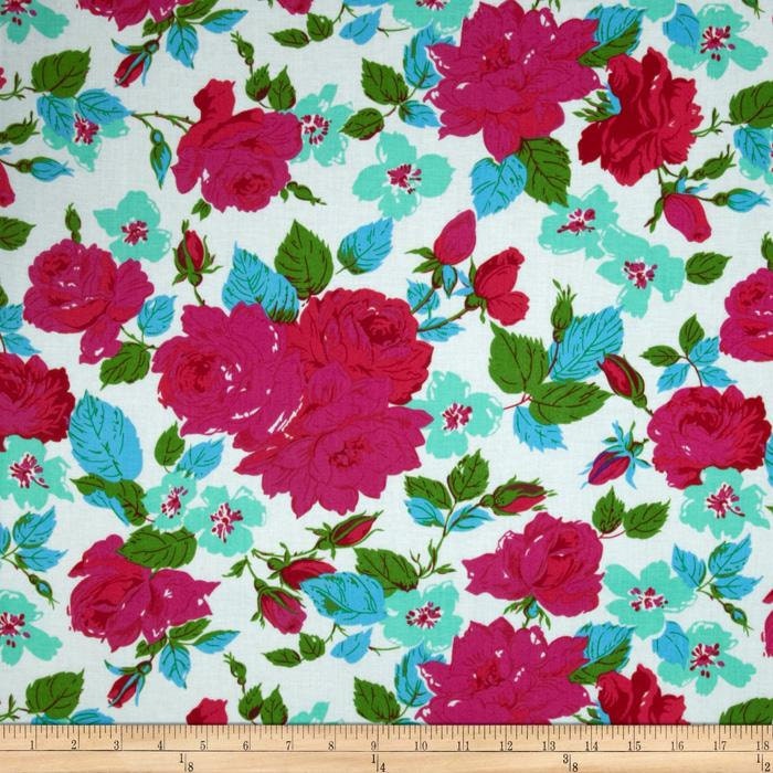 Eloise LAMINATED coated fabric yardage by Sis Boom (aka oil cloth) Happy Land by Jennifer Paganelli WIDE BPA free