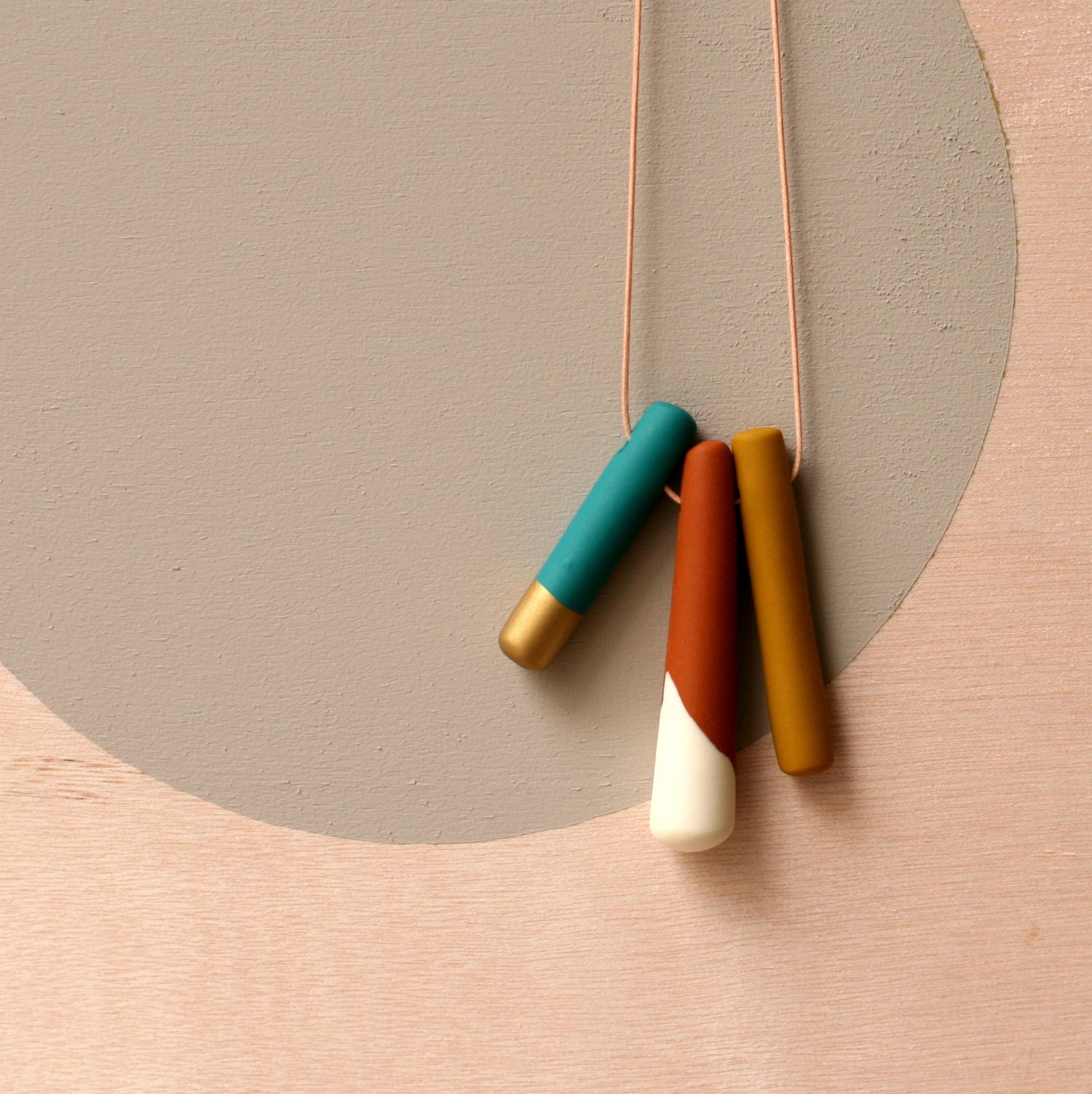 and a dip of gold makes a necklace