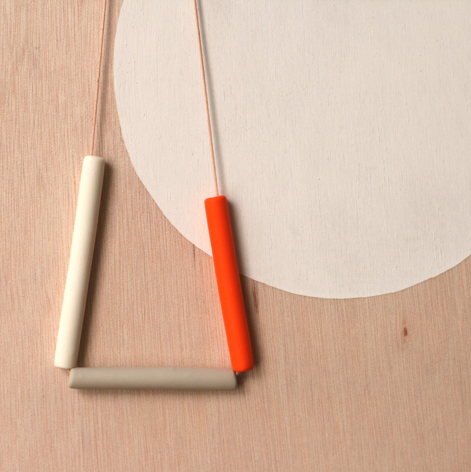 not quite cylinder beads make a necklace
