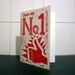 You're my No.1. Screen printed greetings card