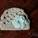 NEW Gray Clustered Newborn Hat, Newborn Hats, Photography Props