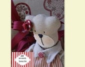 PDF SEWING  Sewing Teddy Bear Pattern ,e-mail Download ,Special Price,Stuffed Animal Pattern,Hand Made ,Soft Baby Toy